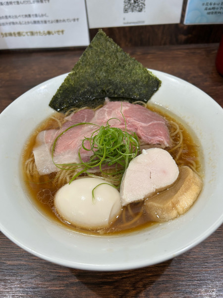 「中華そば醤油950円＋大盛150円＋煮玉子120円」@中華そば 燕屋商店の写真