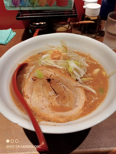 「味噌らーめん+野菜増し（無料）」@らーめん 蓮の写真