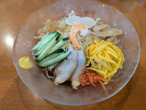 「冷し中華 大盛り」@幸楽苑 足立江北店の写真