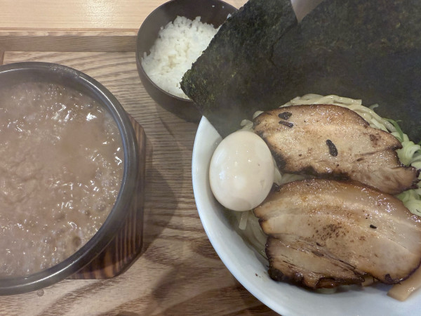 「特製つけ麺（全部のせ）」@麺屋 らいこうの写真