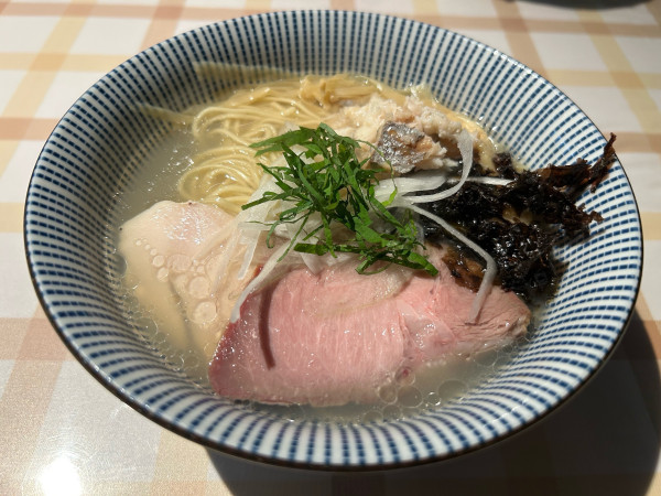 「本日の魚介そば『貝×太刀魚』」@旬菜麺屋 雅流の写真