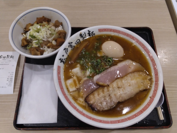 「特製煮干そば 1,350円」@松戸富田製麺 三井アウトレットパーク木更津店の写真
