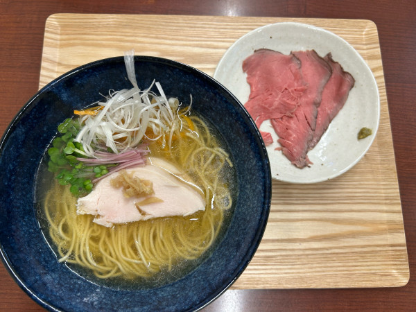 「和出汁塩ラーメン（鶏と牛）」@麺処塩一択の写真