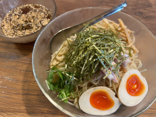 「ざるラーメン 大盛」@松波ラーメン店の写真