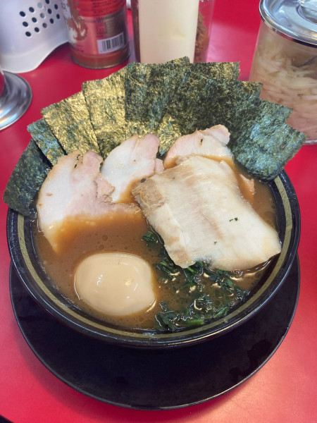 「のりたまラーメン＋豚トロチャーシュー」@家系ラーメン 王道家の写真