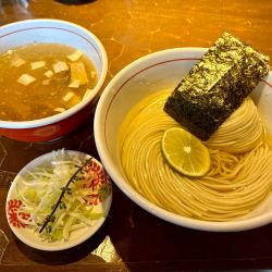 昆布水つけ蕎麦(塩)＋薬味セット