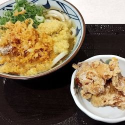 かけうどん（大）（唐揚げ）