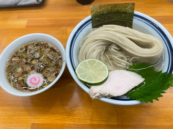 「真鯛の昆布水つけめん大盛」@らーめん 護什番の写真