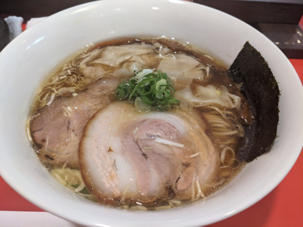 「ワンタンめん」@カドヤ食堂 本店の写真