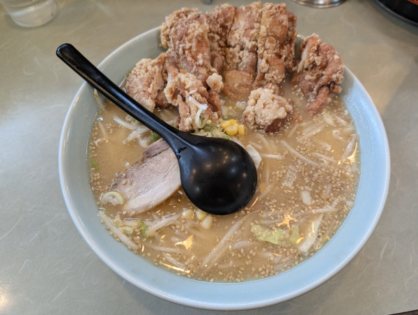 「山賊焼みそラーメン」@若大将の写真