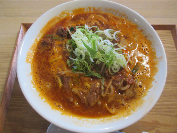 「ユッケジャンラーメン（960円）＋3辛（60円）」@麺屋 からなり 音更店の写真