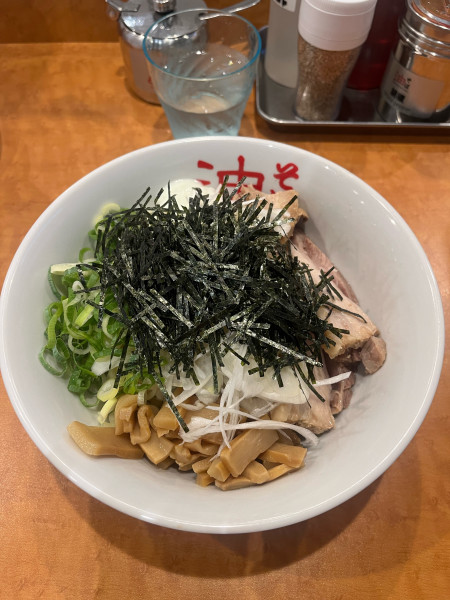 「特製油そば」@東京麺珍亭本舗 麻布店の写真