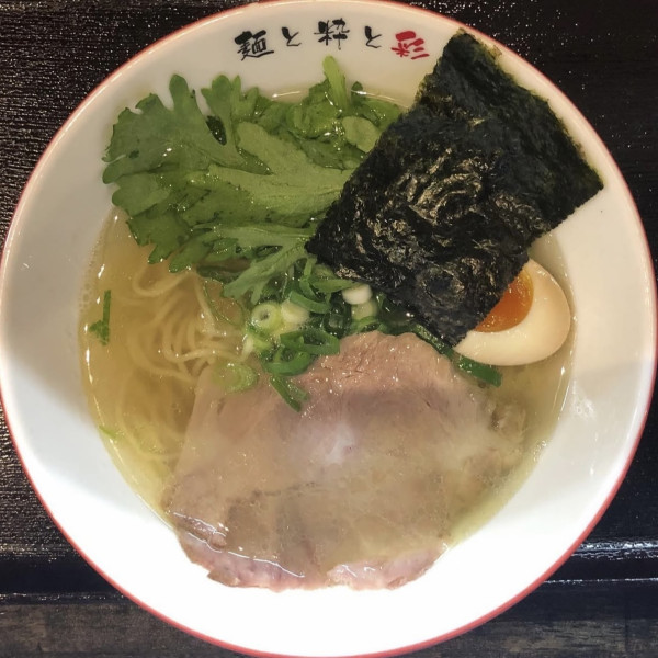 「清澄塩らーめん」@麺屋 彩々 昭和町本店の写真