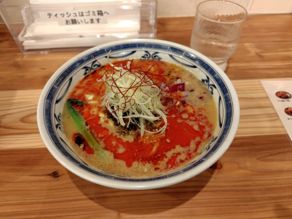 「麻辣担々麺梅¥1000」@鶏そばと担々麺 一石二鶏の写真