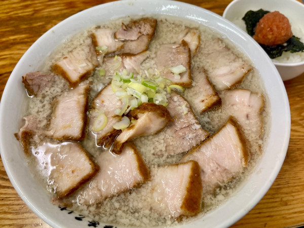 「肉そば (こってり) 大盛」@中華そば 馥の写真