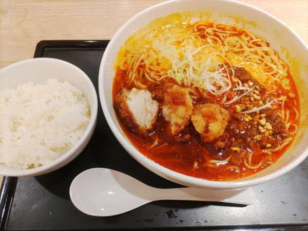 「担々麺Neo分離の魔力～際立つスパイス +ミニごはん」@デニーズ 竜ヶ崎藤が丘店の写真