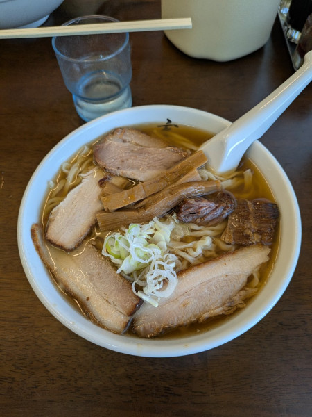 「チャーシューめん」@手打らーめん 玄の写真
