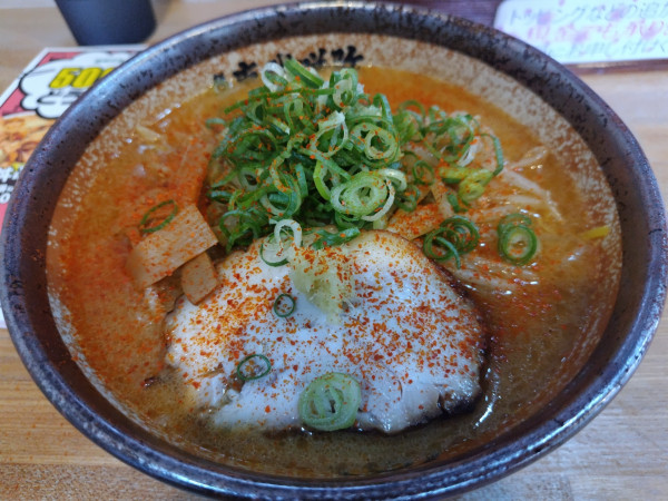 「安曇野味噌ラーメン　※㋗で５００円　＋一味：無料」@安曇野味噌らーめん 麺匠 真武咲弥の写真