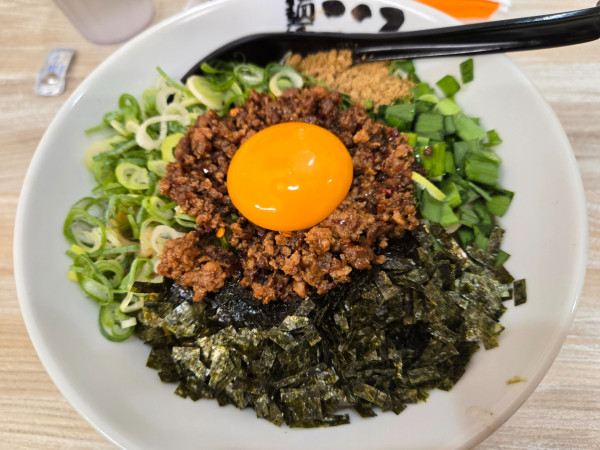 「台湾まぜそば大盛」@麺屋 こころ 八丁堀店の写真