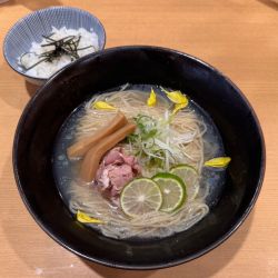 貝だし冷しそば＋お茶漬け用白めし