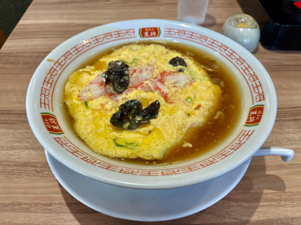 「天津麺 ＋ にんにくゼロ生姜餃子」@餃子の王将 武蔵小杉店の写真