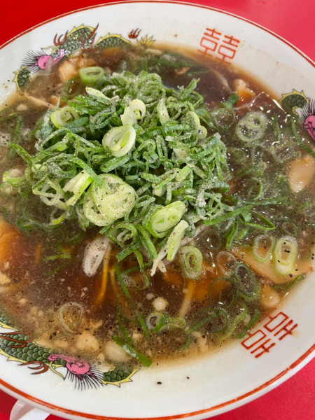 「黒中華そば」@廣島つけ麺 ばくだん屋 平和公園前店の写真