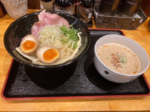 「味玉鶏白湯つけ麺」@麺屋 ニシムクサムライの写真