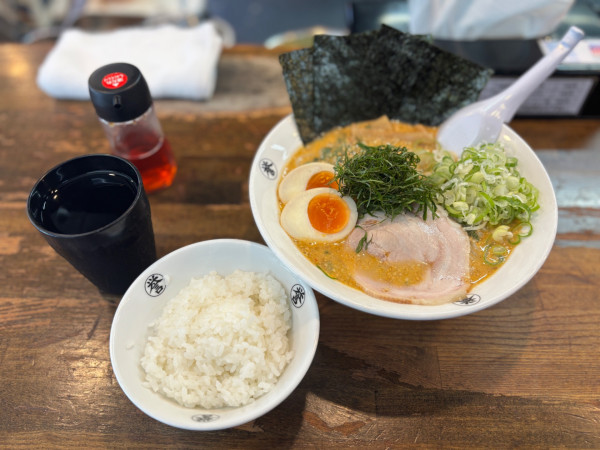 「限定【冷やしラーメン ごま】」@こってりらーめん 誉の写真