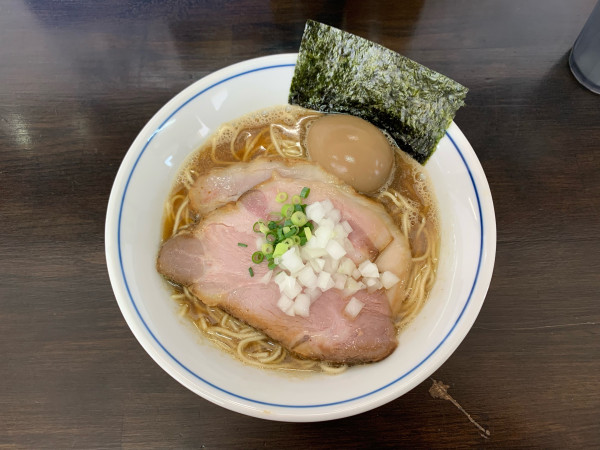 「煮干し中華そば＋味玉＋和え玉1,450」@三和 中華ソバ店の写真