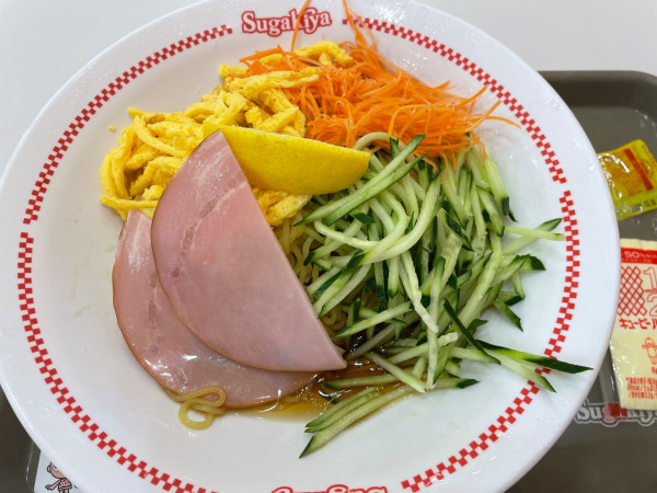 「冷しラーメン　￥６３０」@スガキヤ 大府アピタ店の写真