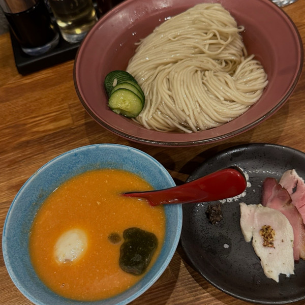 「冷やし浅利トマト昆布水つけめん」@麺処 青野の写真