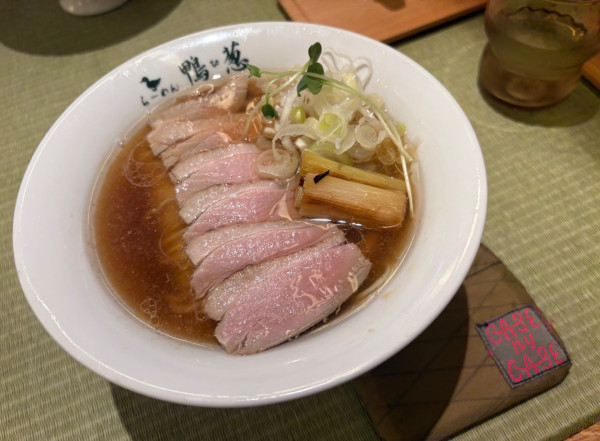「鴨コンフィ麺」@らーめん 鴨to葱 渋谷店の写真