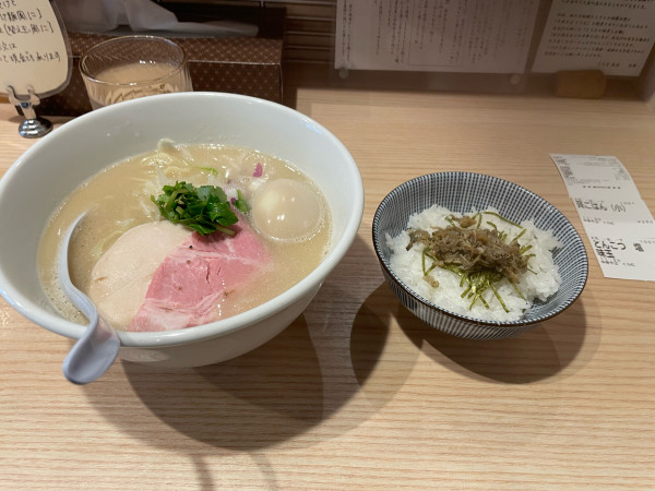 「豚骨ラーメン（塩）」@中華そば くらむの写真