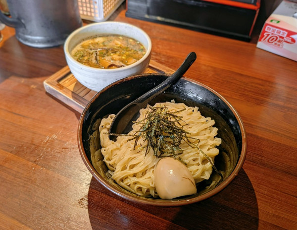 「味玉つけ麺」@二代目 白神 各務原店の写真