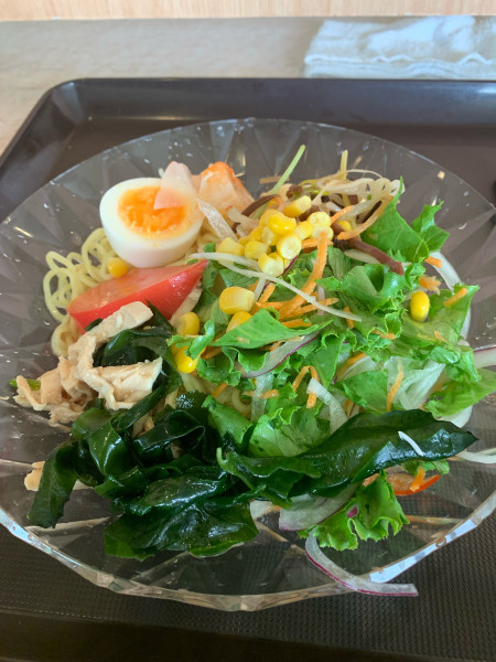 「冷やし中華ゴマ味」@いわき市役所食堂の写真