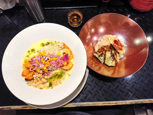 「【限定】トウモロコシの冷製イタリアン、など」@トーキョーニューミクスチャーヌードル 八咫烏 CHIKARABOの写真