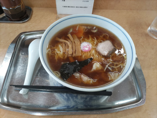 「中華そば（一玉)」@一ノ割大勝軒の写真