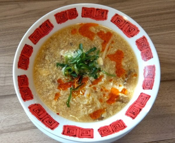 「酸辣湯麺＆本格焼き餃子♥️」@バーミヤン 山形桧町店の写真