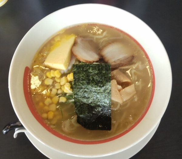「塩バターコーンラーメン 690円 ・麺 大盛り 110円」@幸楽苑 イオンタウン南陽店の写真