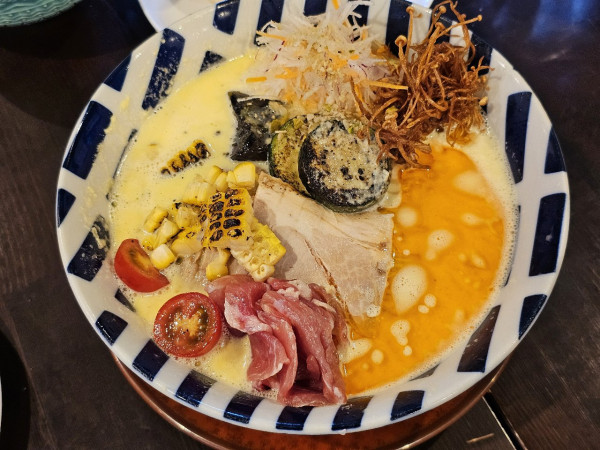 「【限定】嶽きみと貝出汁のそば（冷）　1750円」@sobabar Ciliegioの写真