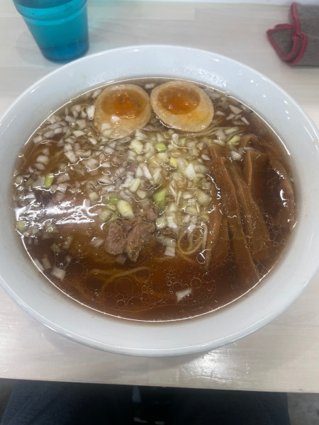 「大盛り中華そば+味玉」@中華そば ふくみみの写真