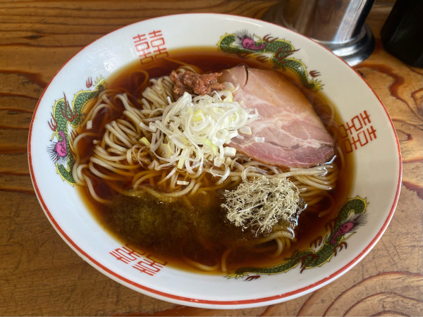 「限定冷やし梅カツオラーメン（細麺）1,200円」@湘南の手前の写真