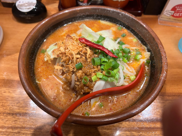 「山椒味噌らーめん」@麺場 田所商店 浜松町クレアタワー店の写真