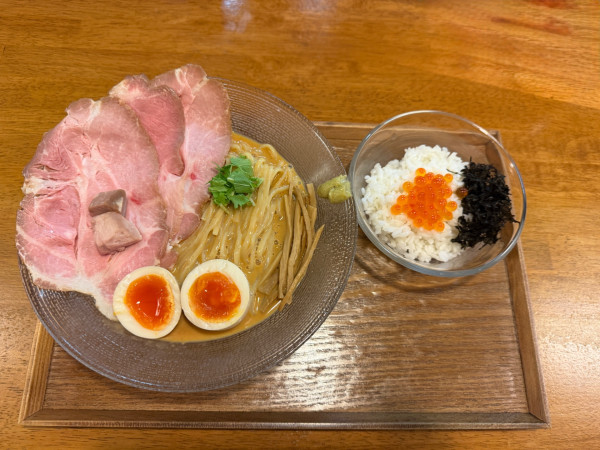 「お盆SP限定・ウニの濃厚冷やしらぁ麺Dx2450円」@らぁ麺はうす Sumika0の写真