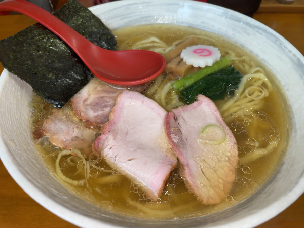 「塩そば930円」@とら食堂 松戸分店の写真