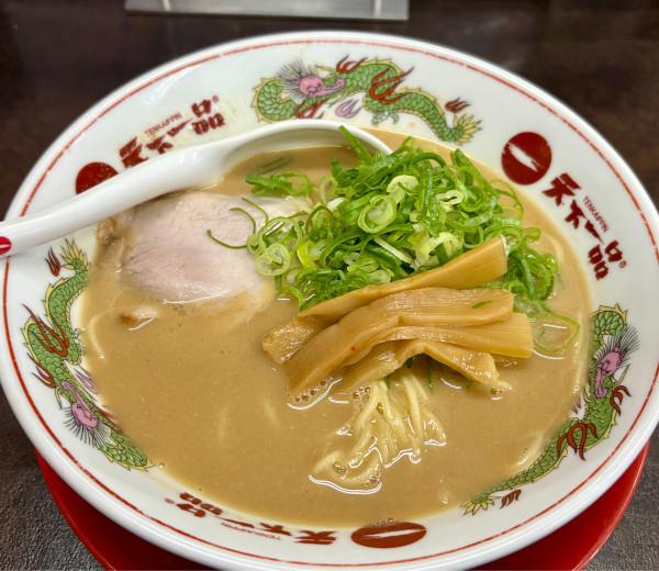 「こってり（並）＋小ライス」@天下一品 池尻店の写真