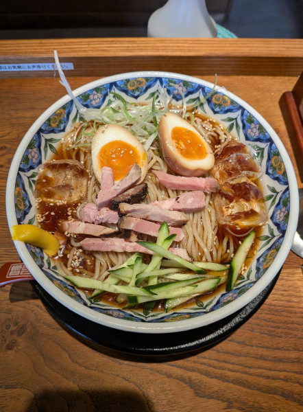 「昆布水 冷やし中華」@純米味噌らーめん みそら堂 小山店の写真