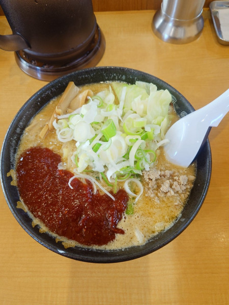 「特製旨辛味噌らーめん」@こってりらーめん なりたけ 幕張店の写真