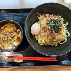濃厚魚介つけ麺１，１００円　味玉１５０円