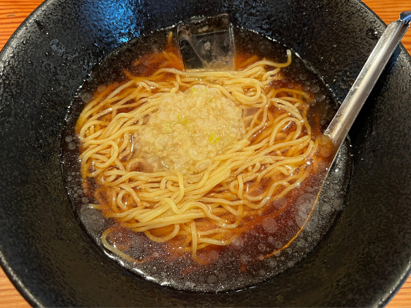 「冷やし朝ラー」@らぁ麺屋 つなぎの写真